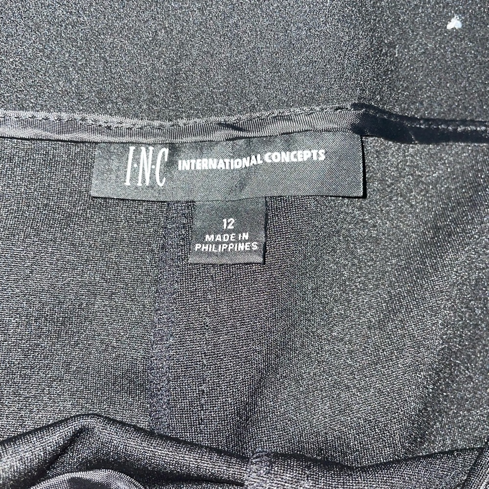 Sorry for blurry pic!! Super flare black trouser pants